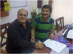 Ram Sareen, CEO-Founder, Tukatech, and Dinesh Jain, Director, KKCL.